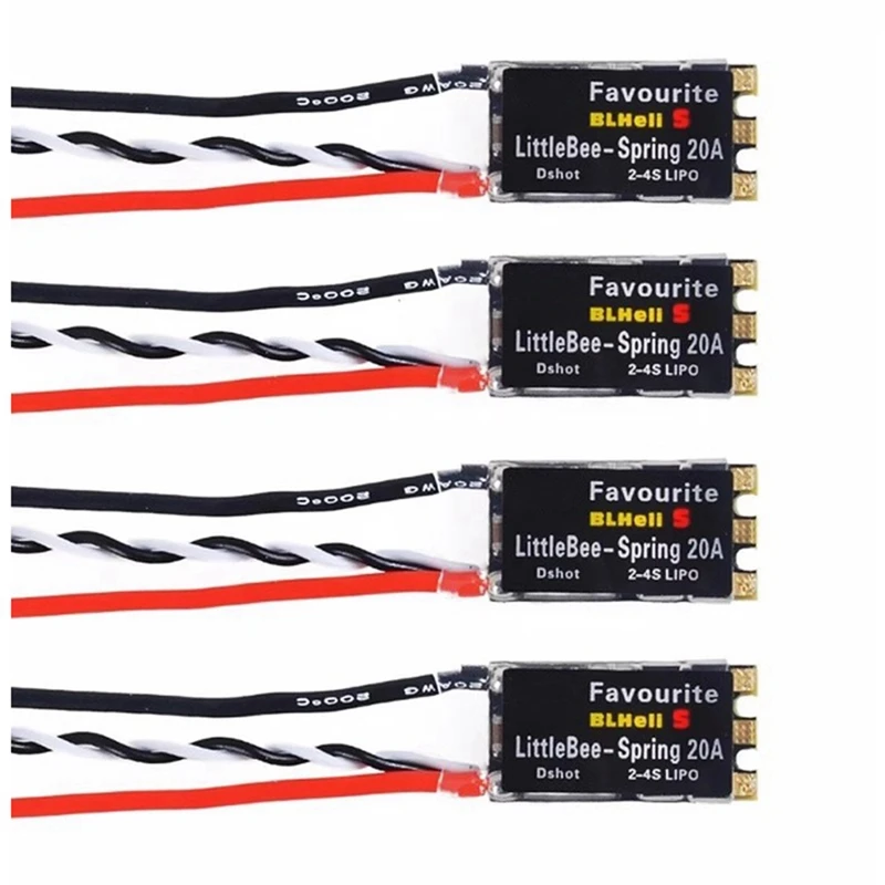 20A 4PCS 20A/30A ESC Blheli-S Elektronische Snelheidsregelaar Ondersteuning DSHOT600 Voor FPV RC Drone Multicopter quadcopter