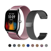 Milanese Strap For Huami Amazfit GTS2 GTS4 Mini GTS3 GTS2e Neo GTS 2 3 4 2e Neo Stainless Steel Smart Watch Band