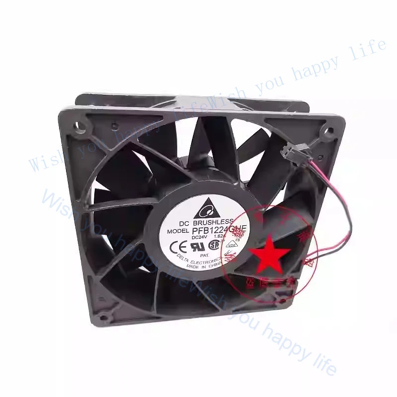 

Вентилятор охлаждения V+ для Delta PFB1224GHE-T7L5 24В 1.62А 120*120*38мм, 2-контактный