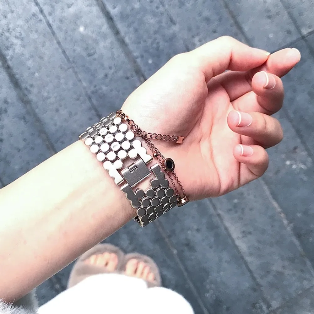 Stainless Steel Band Strap for Apple Watch 10 42mm 46mm 9 8 Ultra 2 49mm 7 41 45mm 6 SE 5 4 40 44 Wristband for iwatch baracelet image 6