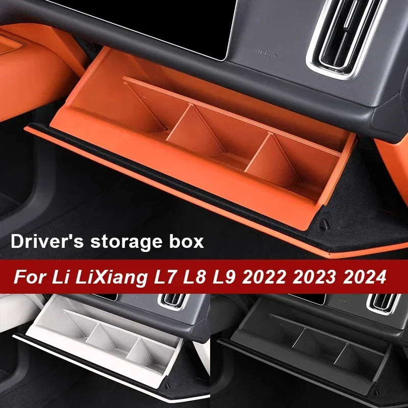 

For Leading Lixiang L7 L8 L9 2022 2023 Car Front Passenger Storage Box Partition Storage Car Storage Organization for lixiang