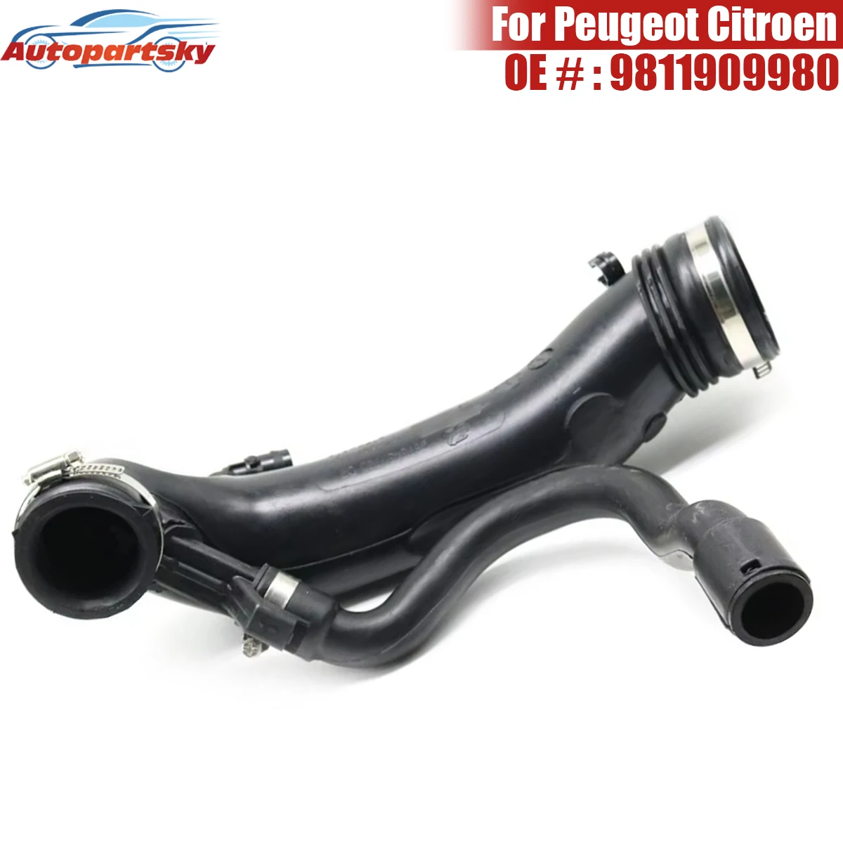 

Автозапчасти, турбошланг воздухозаборника 9811909980 1440Q6 для Peugeot 308 508 3008 5008 207CC Citroen C4 C5 DS3 DS4 DS5 1,6T, новый