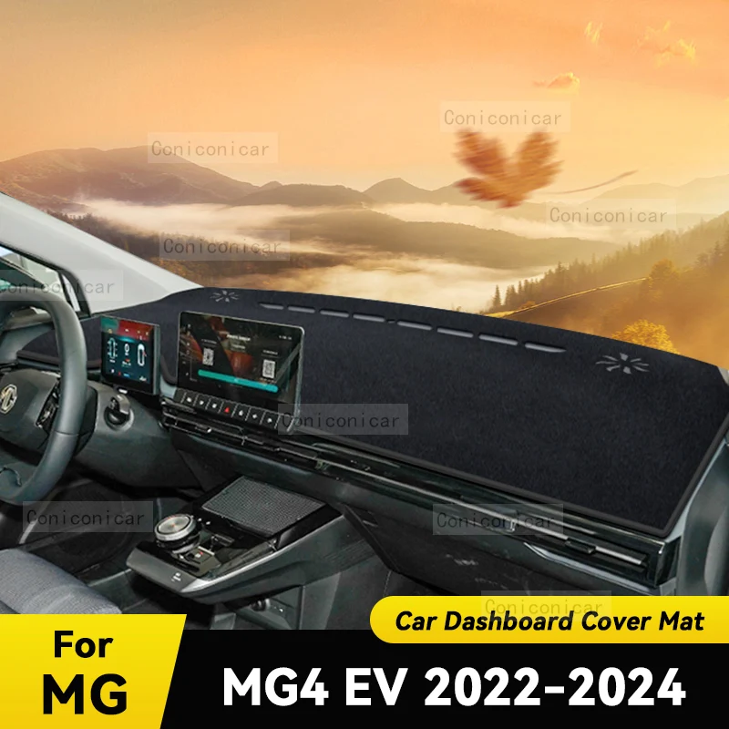 Dashboard Cover Mat Protective Pad  For MG MG4 EV 2022 2023 2024 Car Accessories Dash Board Sunshade Carpet Anti-UV Dashmat