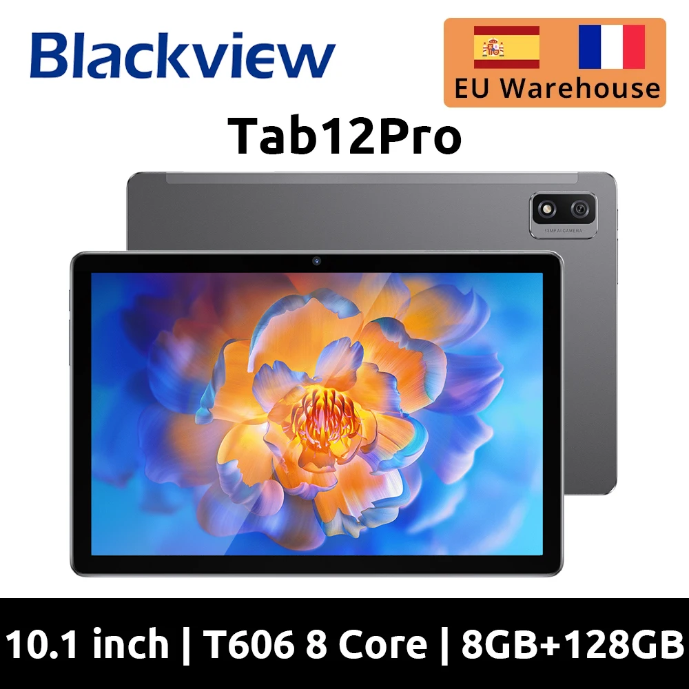 Blackview Tab 12 Pro Android 12 Tablet 10.1’‘, Tablet (8+6)GB+128GB(1TB TF), Octa-Core, Dual SIM 4G LTE+WiFi Tablet, Widevine L1