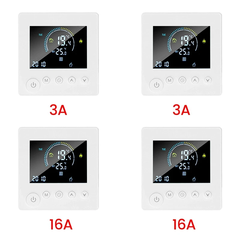 

TUYA Thermostat Temperature Controller Water Electric Floor Heating TRV Digital LCD Display Wall Mounted