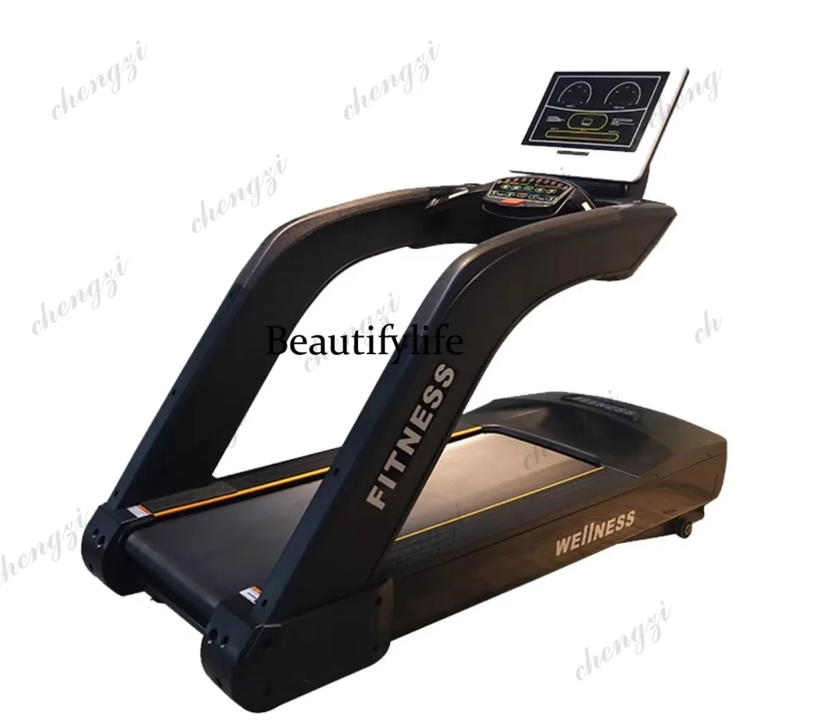 Commercial Treadmill for Exercise, Ultra Silent, Indoor Gym, Dedicated, Electric, Widening, Running Away, Weight Loss