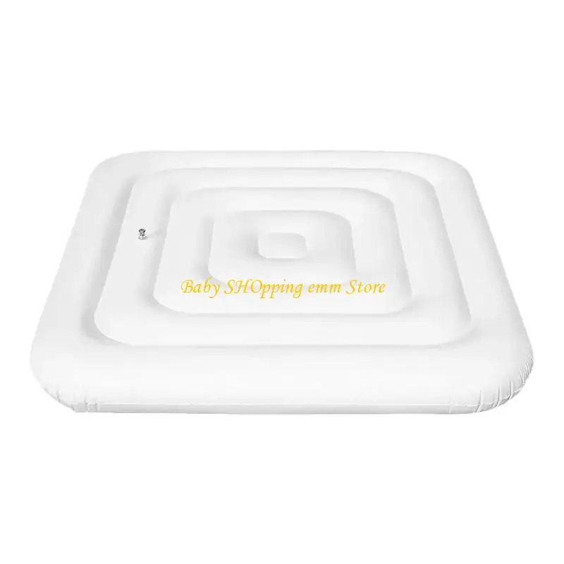 

23GD Square Hot Tubs Cover 4.2ft PVC Outdoor Inflatable Hot Tubs Lid for Outdoor