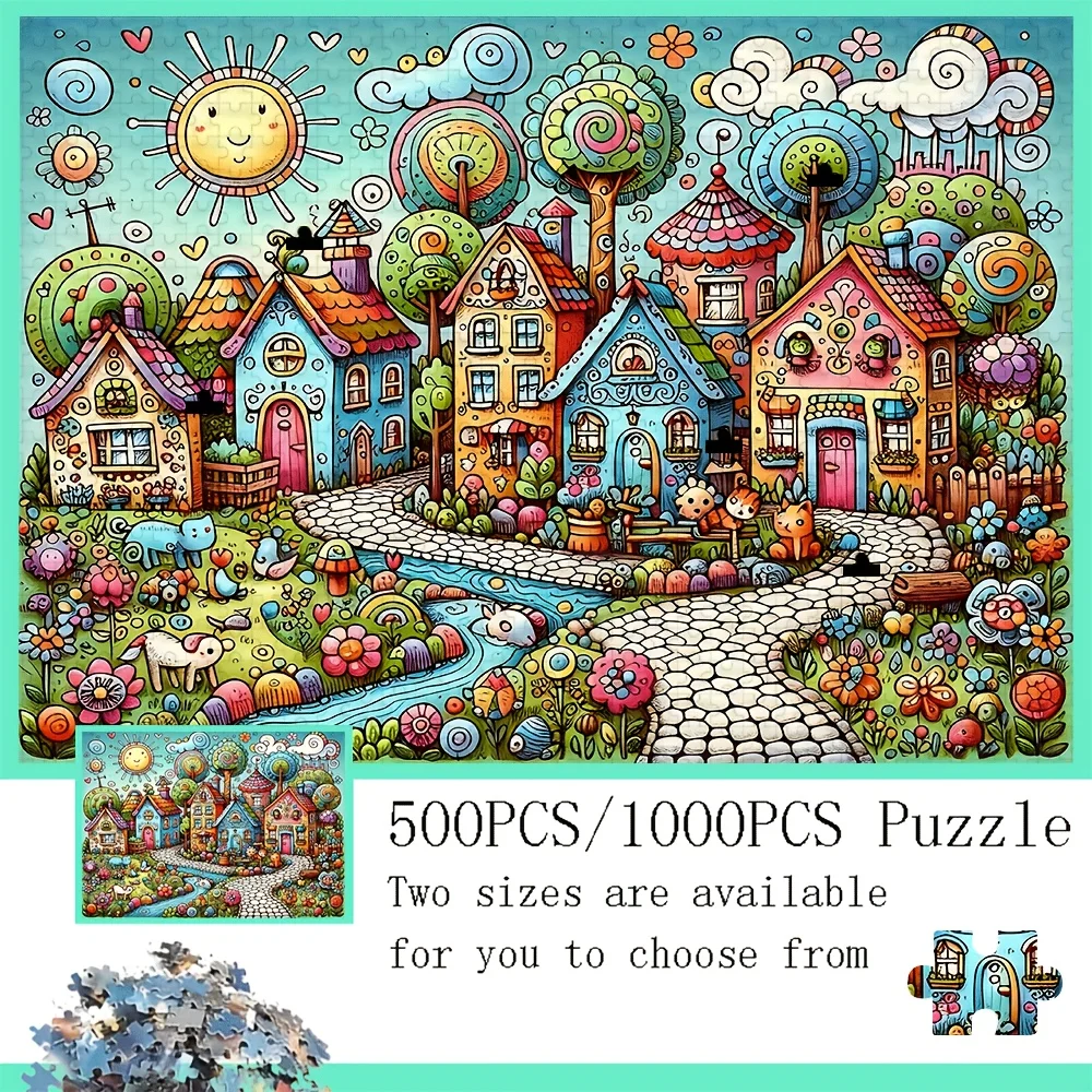 quebra-cabecas-de-1000-500-pecas-cenario-de-fantasia-de-cidade-anime-decoracao-para-casa-jogos-quebra-cabecas-de-paisagens-brinquedos-educacionais-presentes-de-aniversario