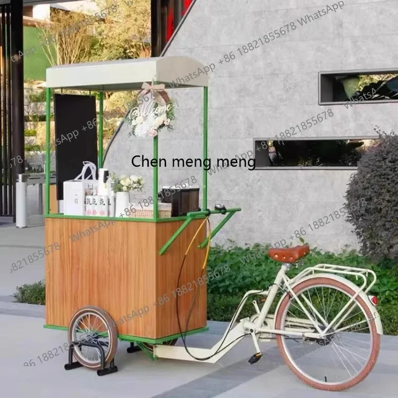Q181  Inverted donkey stall tricycle outdoor wrought iron sales stall car commercial street stall car