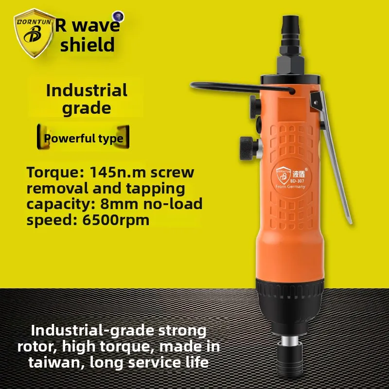 Bodun Straight-Type Air Screwdriver, Pneumatic Screwdriver, Industrial-Grade Air Screwdriver Bd-307