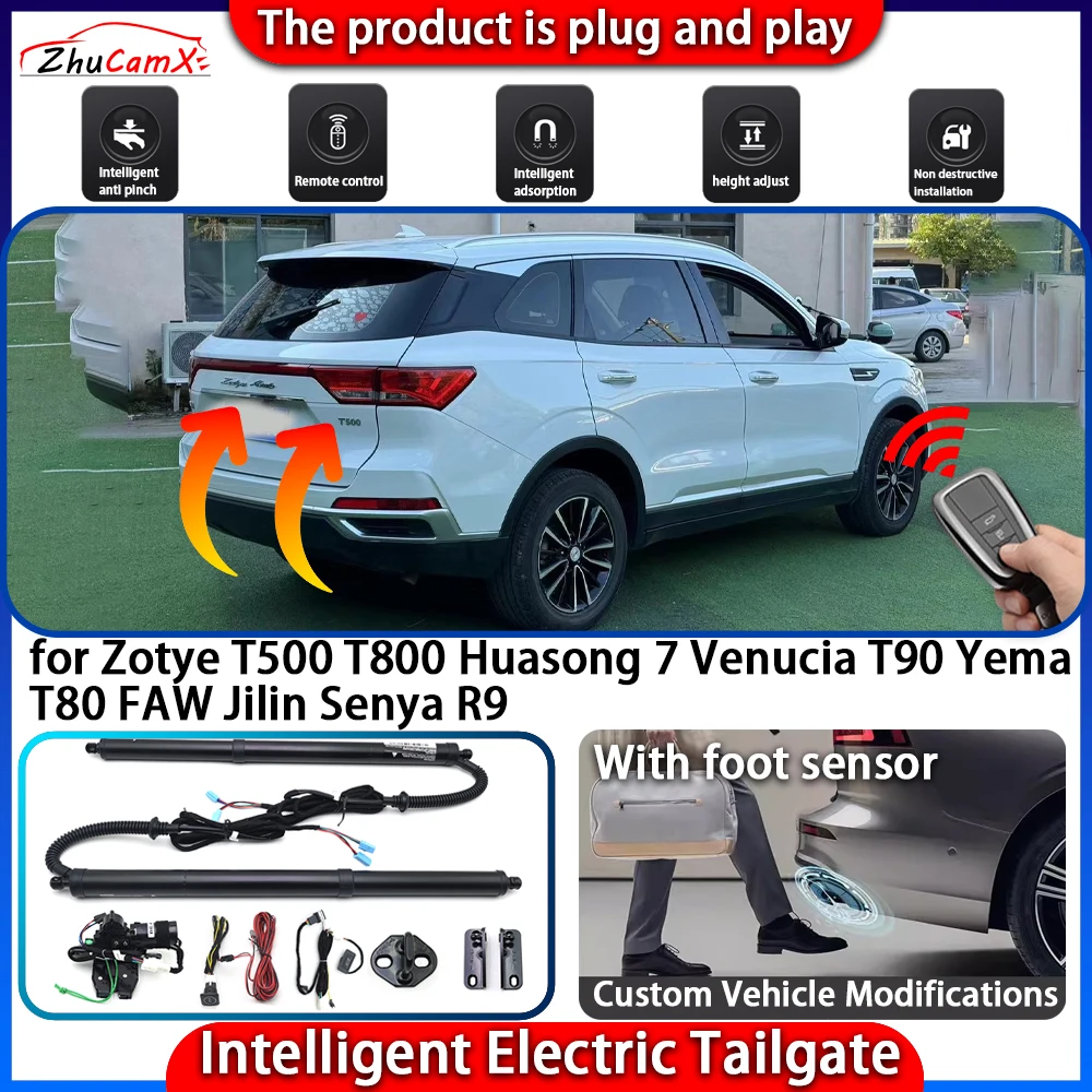 

Smart Powered Tailgate System for Zotye T500 T800 Huasong 7 Venucia T90 Yema T80 FAW Jilin Senya R9 Automatic Intelligent Kit