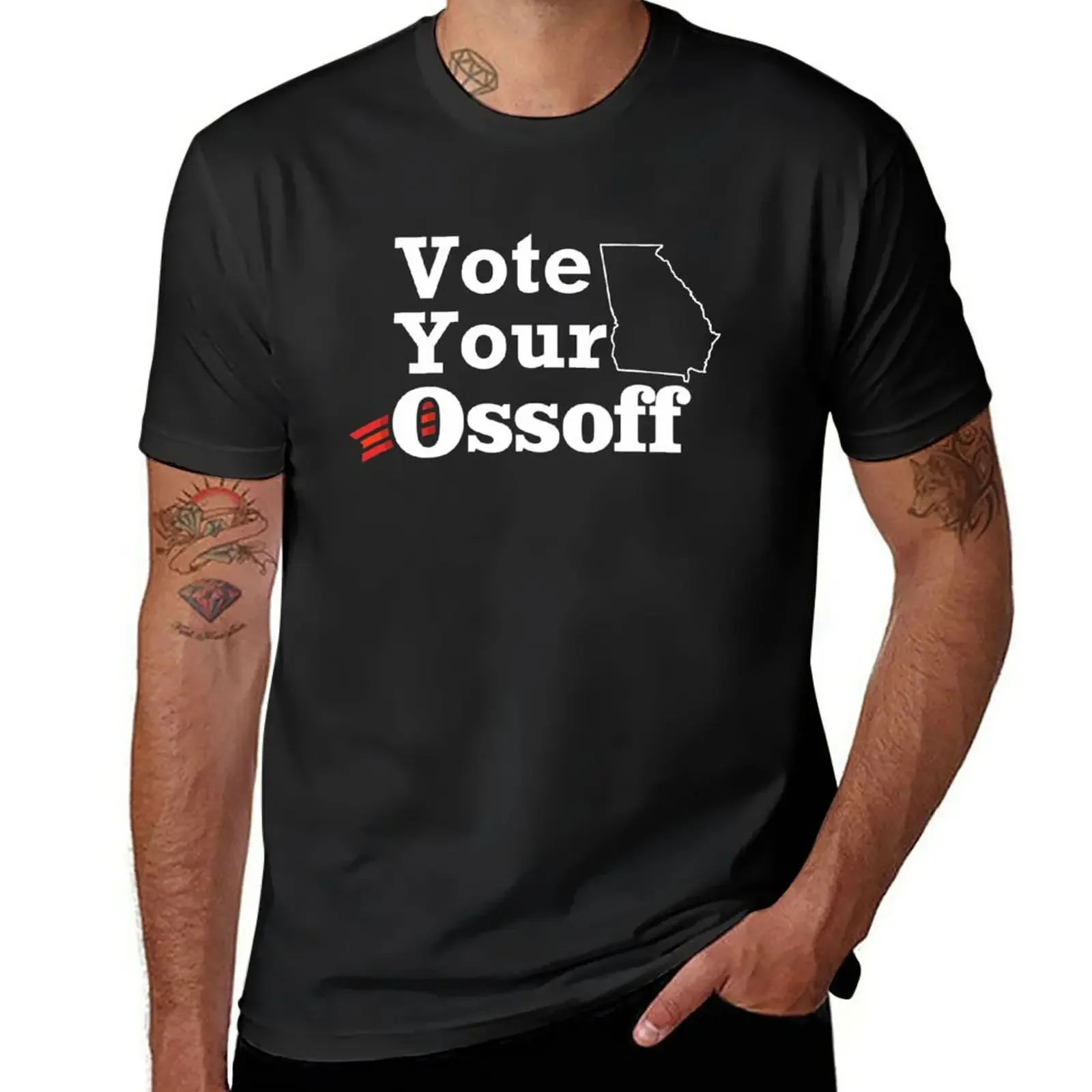 Vote Your Ossoff T-Shirt shirts graphic tees quick-drying animal prinfor boys oversized t shirts for men