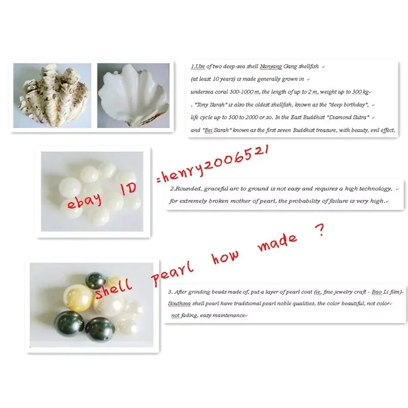 each knot black grey /8/10/12mm AAA shell pearl necklace long 44 inch
