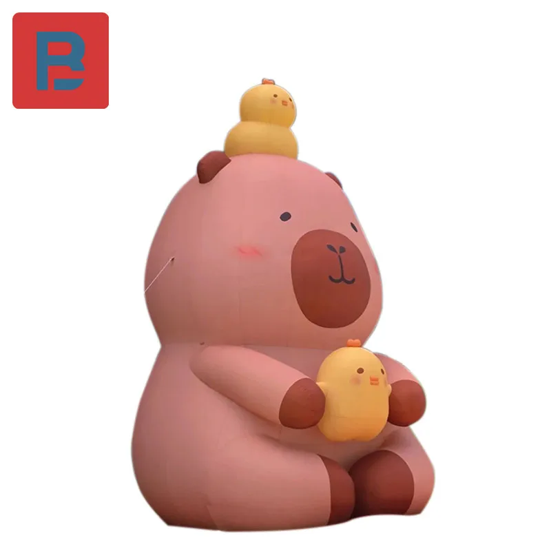 

inflatable capybara summer animal parent-child education interaction