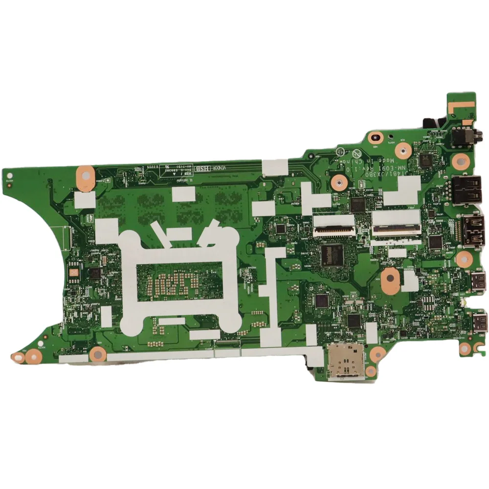 Laptop Motherboard For Lenovo ThinkPad X13 T14s Gen 3 NM-E091 With CPU:I5 1240P I7 1260P RAM:16/32G AX211 5B21H55326 5B21H55413
