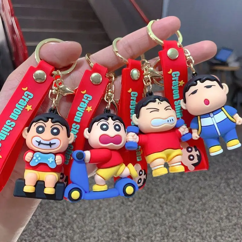 

Crayon Shin-chan Key Chain Cute Cartoon Originality Doll Key Ring New Fashion Delicate Personality Key Chain Pendant Gifts
