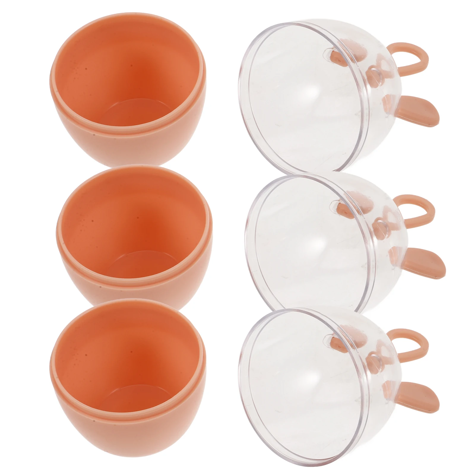 

3pcs Makeup Sponge Storage Box Silicone Case Beauty Egg Puff Holder Supplies Dustproof Travel Home Use Lightweight
