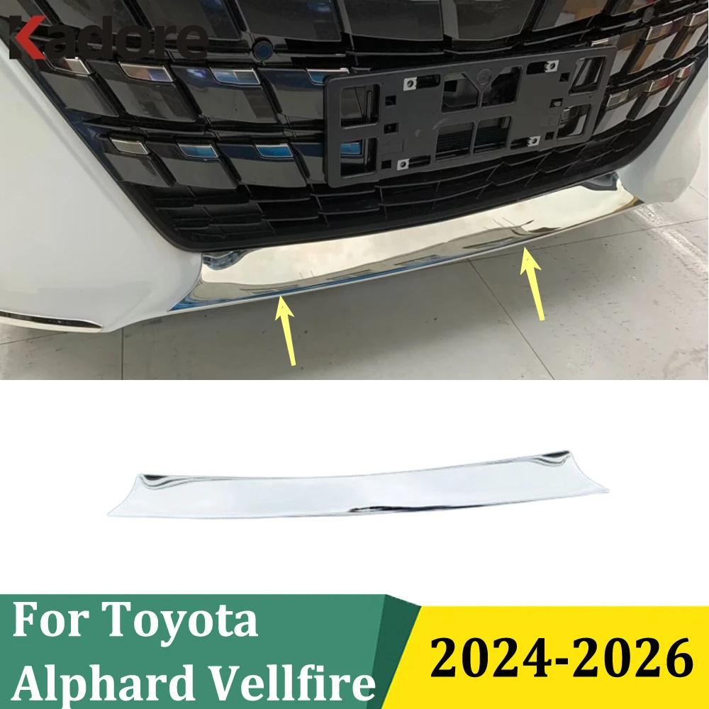 

Для Toyota Alphard Vellfire 2024-2026 передний нижний бампер, решетка нижней крышки, защитная полоса, аксессуары для стайлинга автомобиля
