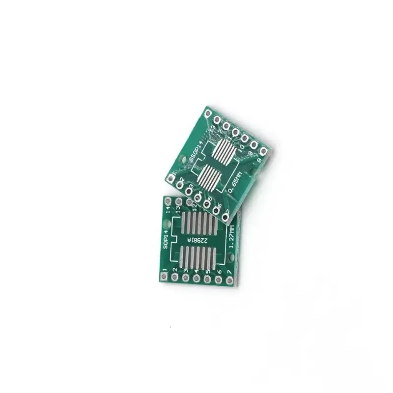 5PCS PCB Board Kit SMD Turn To DIP Adapter Converter Plate SOP MSOP SSOP TSSOP SOT23 8 10 14 16 20 28 SMT To DIP