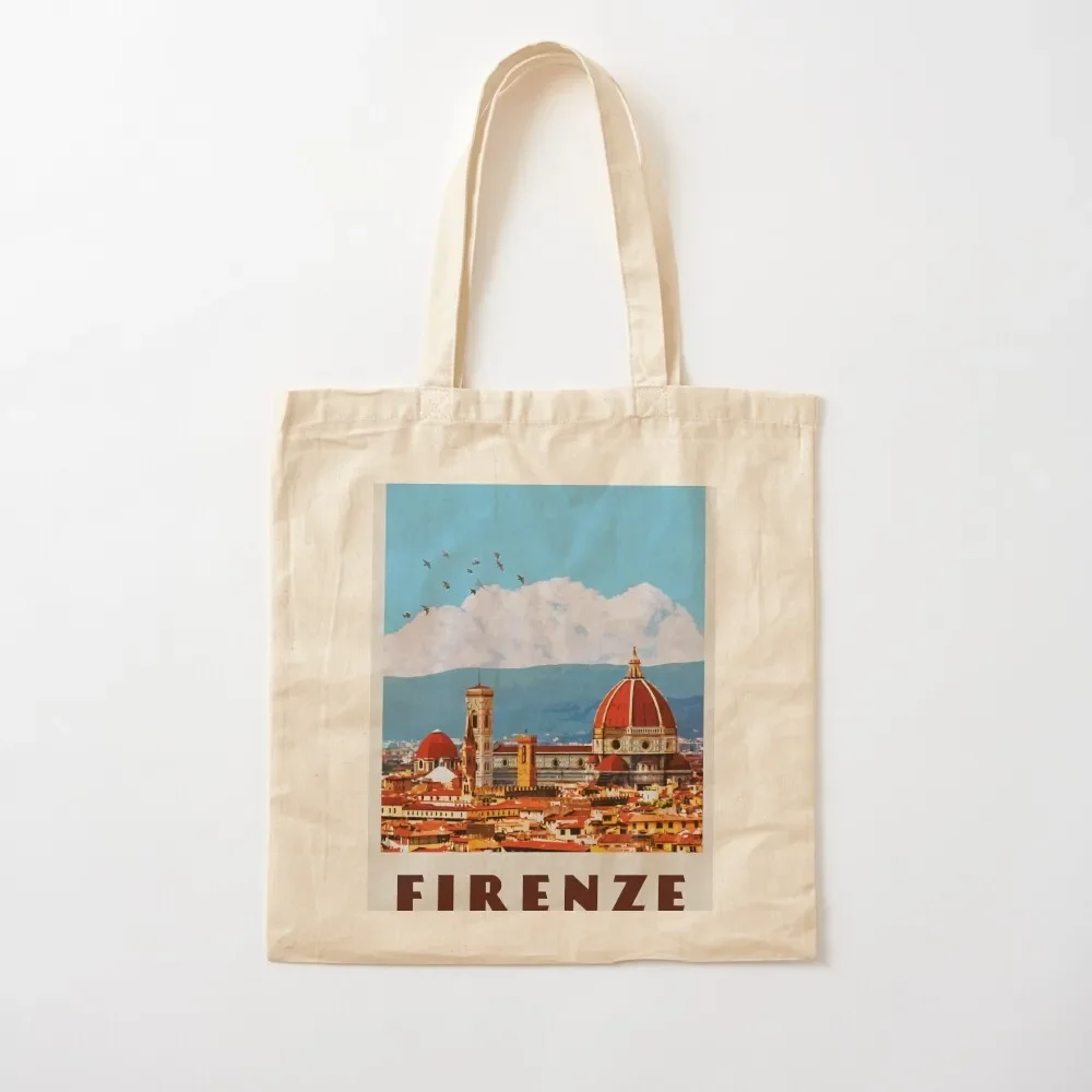 Travel In The City Of Florence Tote Bag cute tote bag Canvas