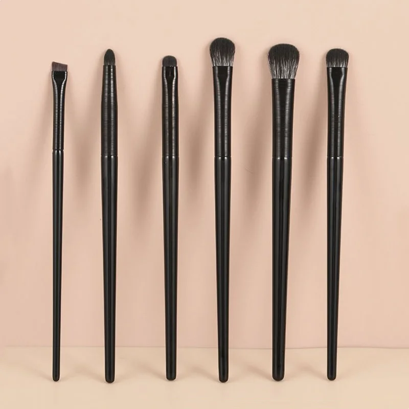 Natural Eye Makeup Brushes Set Eyeshadow Brush Eyebrow Contour Eyeliner Brush Women Eyes Cosmetic Blending Detail Make Up Tools