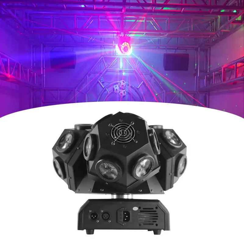 

180w Led Moving Head DJ Disco Light 18x10w RGBW DMX Beam Laser Lighting Professional Bar Nightclub Party Show Stage Lighting