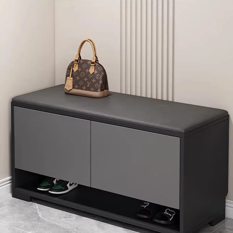Bench Mobile Shoe Cabinet Organizer Storage Living Room Display Wooden Designer Shoe Shelf Slippers Zapatero Home Furniture
