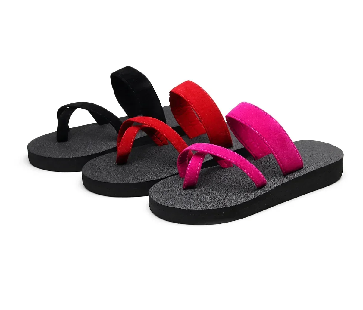 Summer Toe Flip-flops Ladies Casual Sandals and Slippers Women Flip-flops Comfortable Flat Sandals