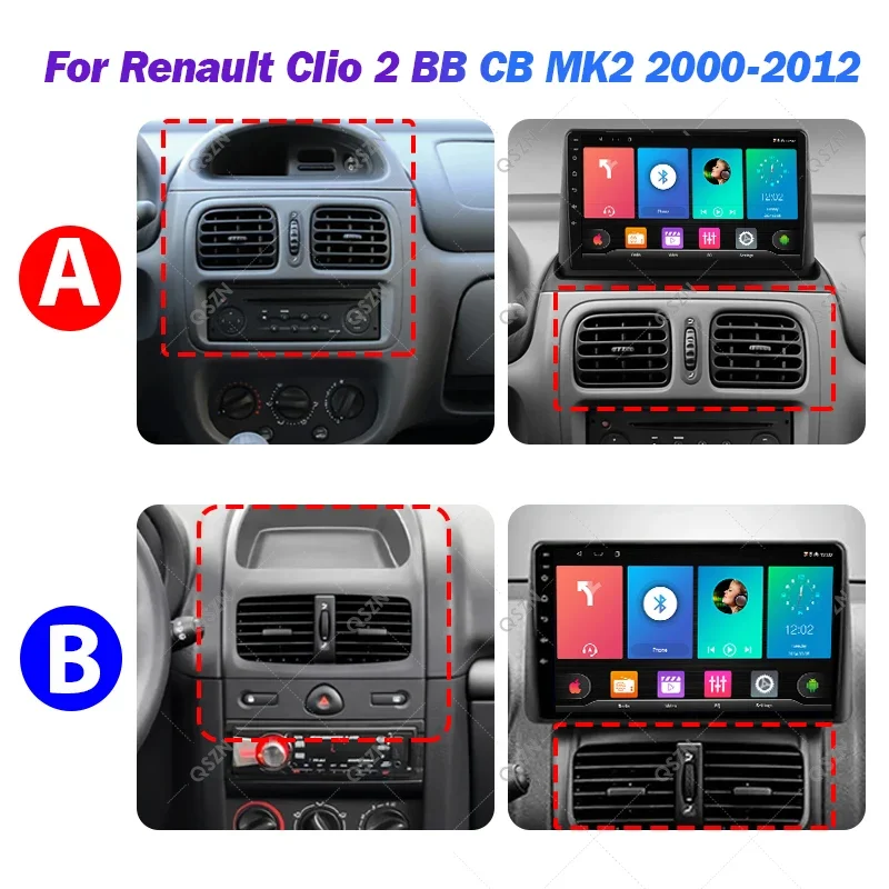 For Renault Clio 2 BB CB 2000 -2012 9
