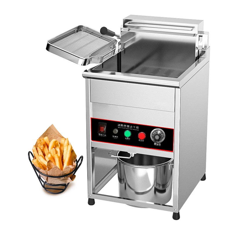 Commercial Vertical Computer Electric Fryers Machine Equipments Tank Fryer Fast Food Business Deep Fryer