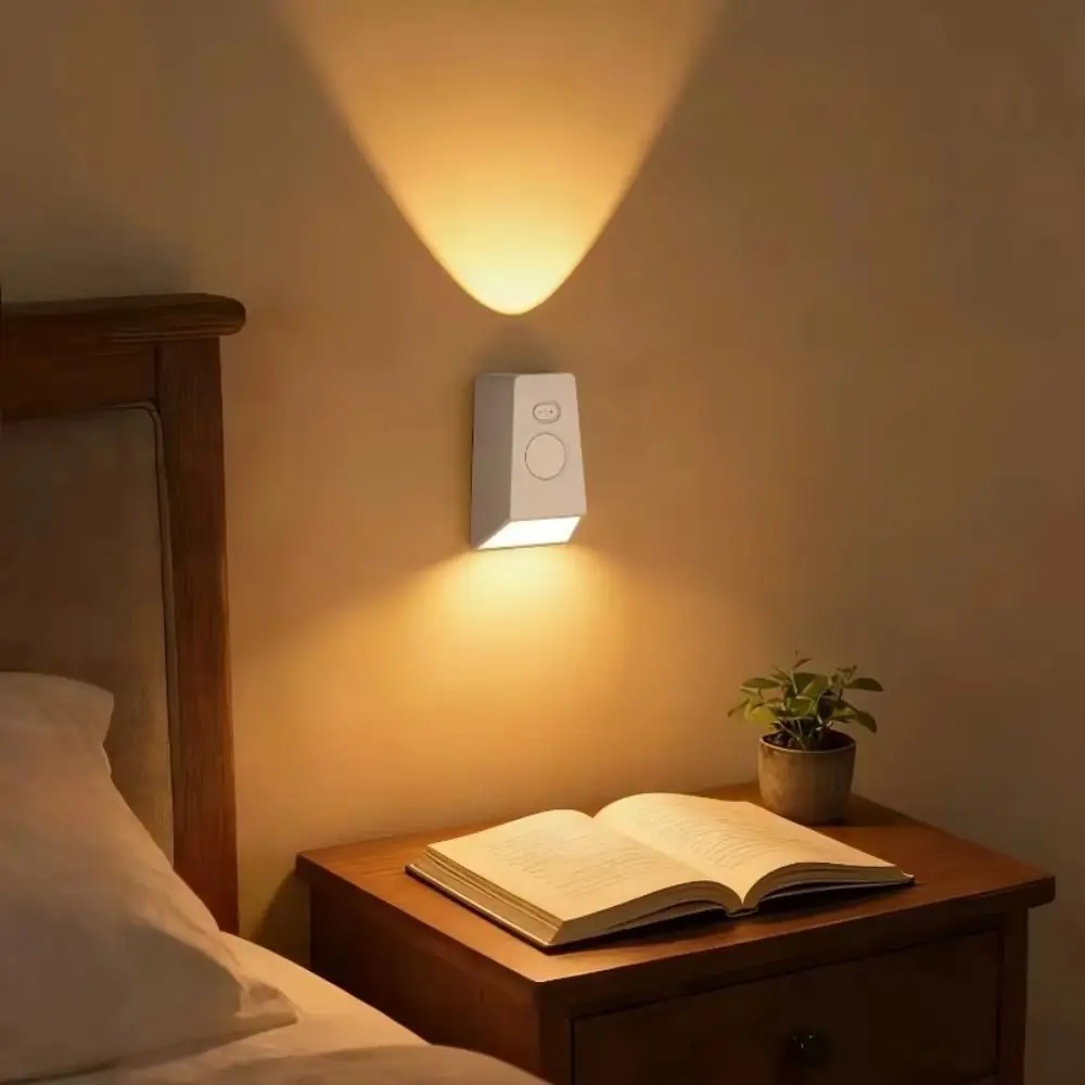 Auto on/Off Motion Sensor LED Night Light Portable Auto Shutdown Human Body Induction Lamp Mini Inductive