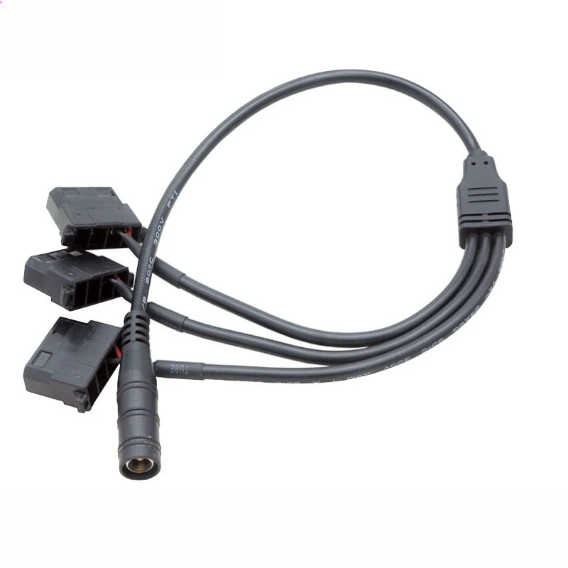 DC to 4Pin Fan Power Cable, 12V Power Adapter to PC Case Fan Splitter Wire, 1 to 3 Extension Power Cord