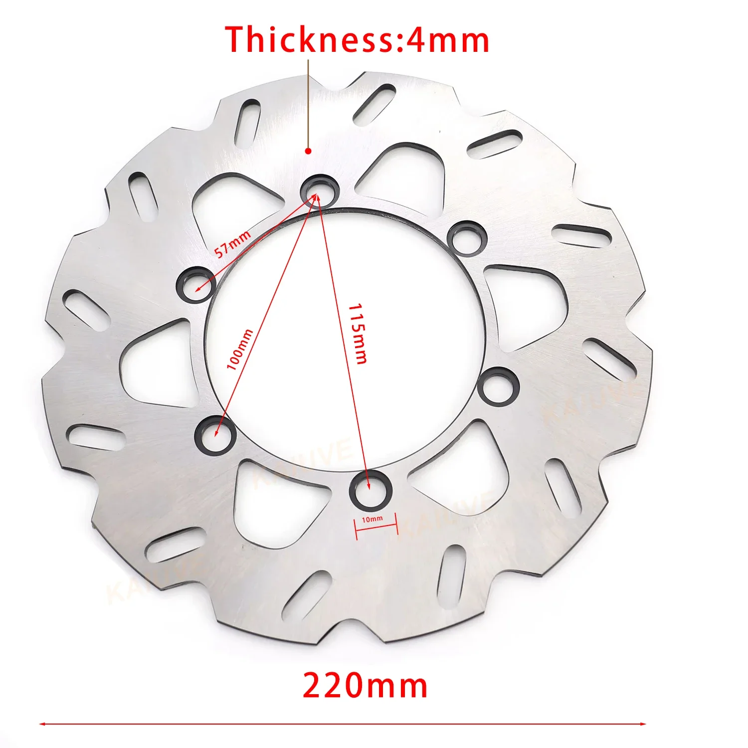 Motorcycle Rear Brake Discs Rotors Disks For KAWASAKI KLX250 KDX200 KX250 03-05 KDX220 RMZ250 04-06 KX250F 04-05 KDX250