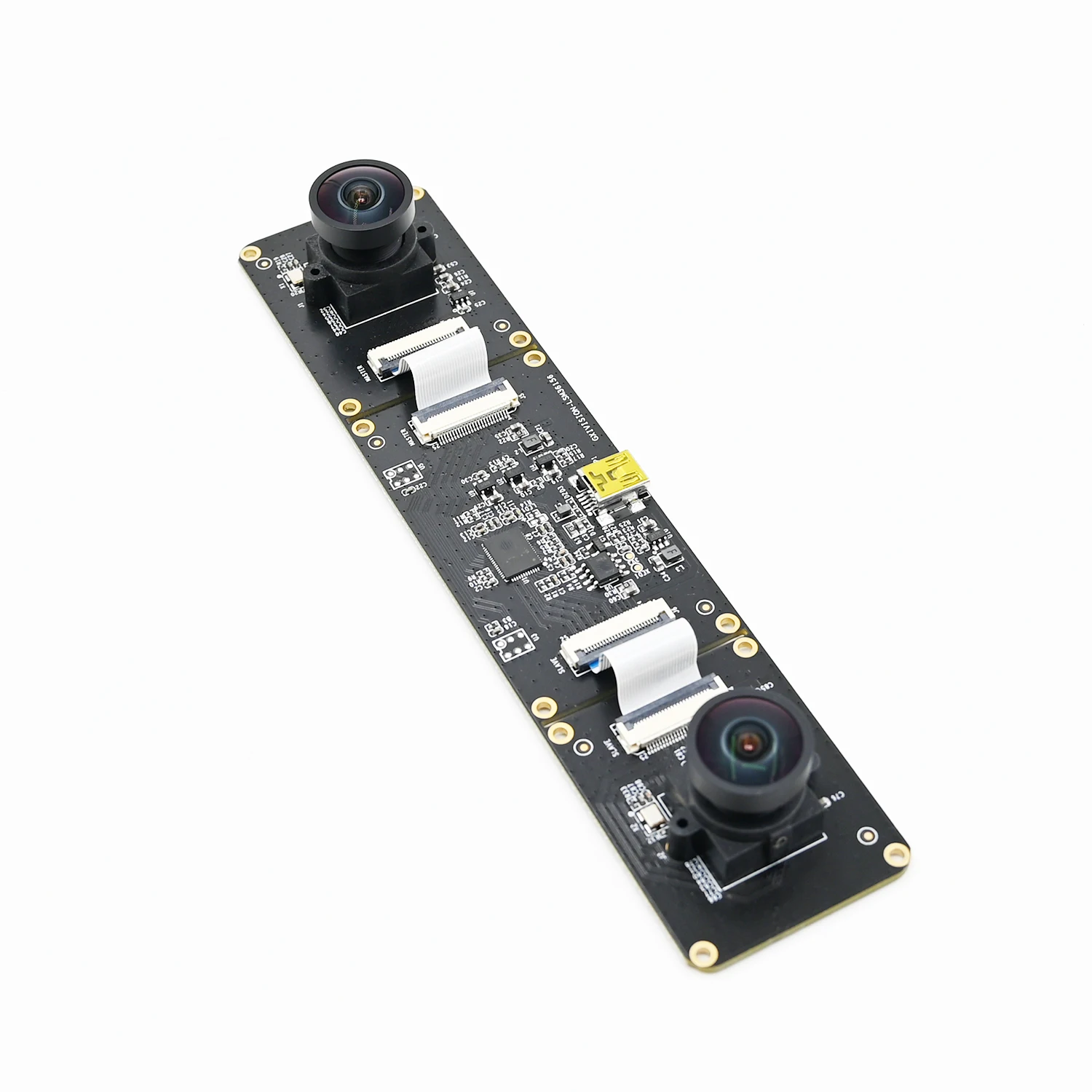 1080P 3D USB Camera Module Dual Lens 2MP Synchronous Same Frame，Baseline Adjustable，For Windows Linux Android VR