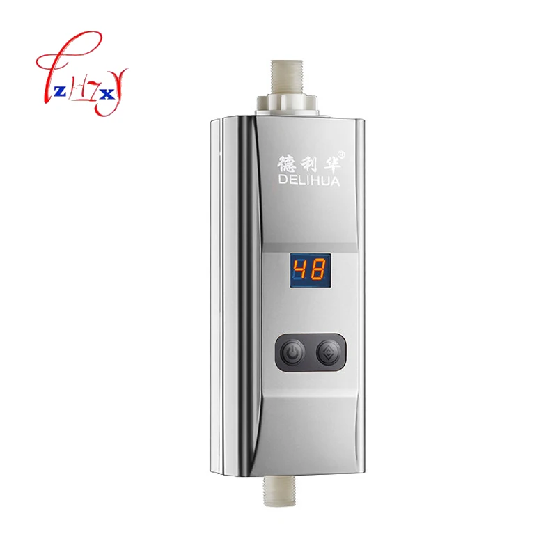 Instant Tankless Electric Water Heater Heating Faucet Shower bath Heater Bottom water flow inlet water Heater 220V 1pc