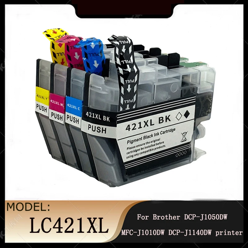 Vilaxh LC421XL Compatible Ink Cartridge For Brother DCP-J1050DW MFC-J1010DW DCP-J1140DW printer  LC421 421XL