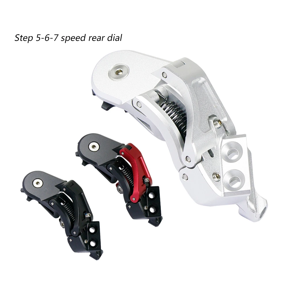 Bicycle Rear Derailleur 7 Speed For Brompton Pline-tline Bike Engineering Aluminum Alloy 3/5 Speed To 7 Speed Guide