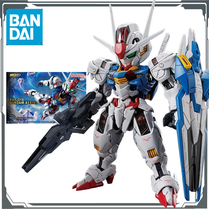 

Bandai оригинальный комплект моделей GUNDAM MGSD XVX-016 Gundam Aerial аниме фигурка в сборе модель игрушки модель подарки для мальчиков