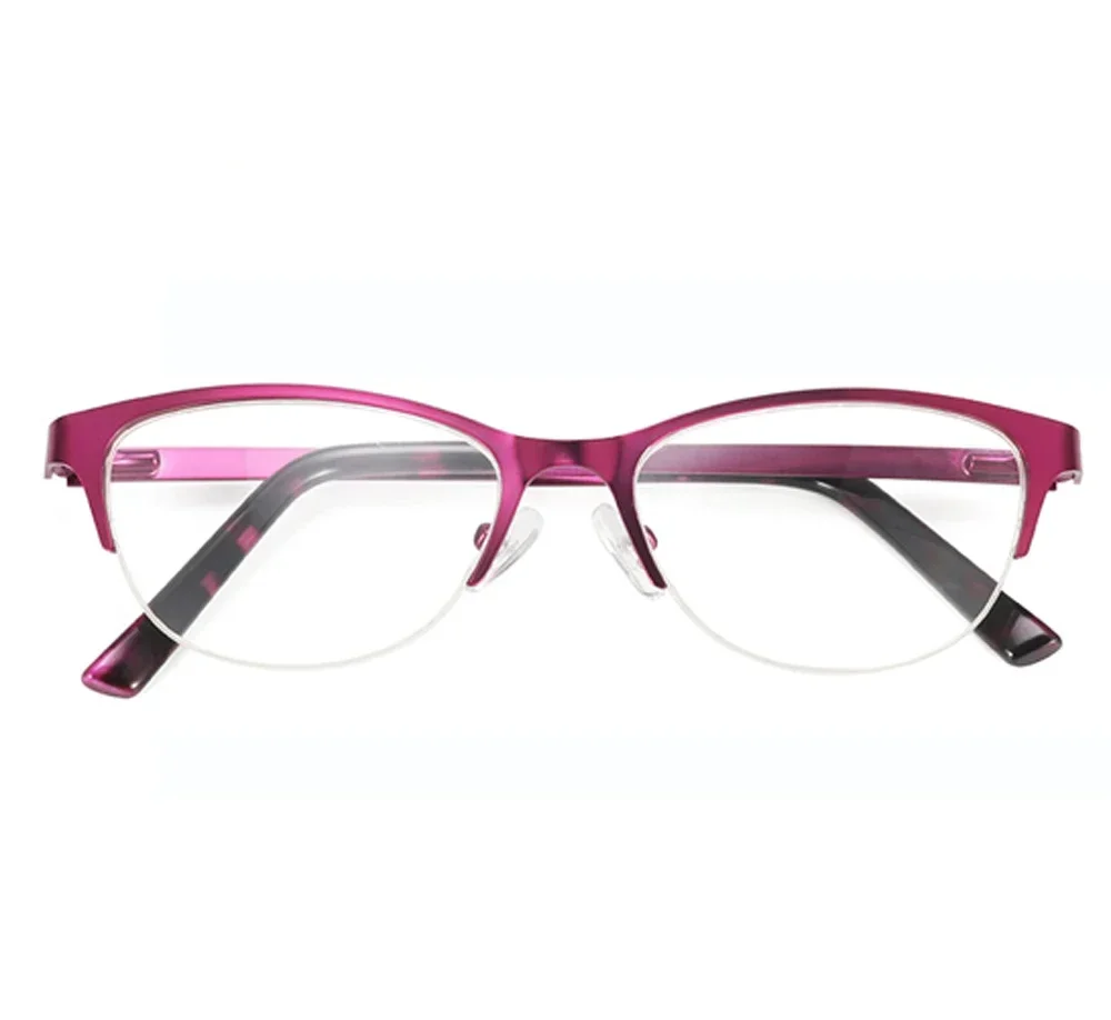 Clara Vida Design Retro Reading Glasses Women Men Semi Rim High Quality Anti Blue Light Classic Reading Eyeglasses image 4