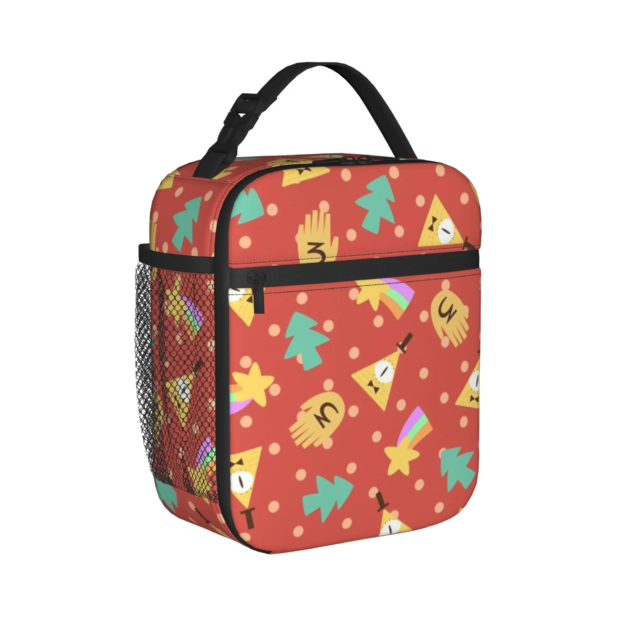 Gravitys Falls Product Insulated Lunch Bag For School Office  Food Storage Bag Reusable Cooler Thermal Lunch Boxes