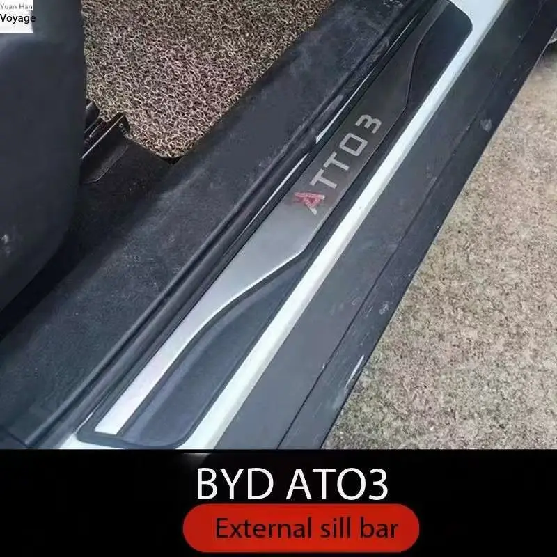 Suitable for BYD ATTO3 plastic base threshold bar welcome pedal set of 4 pieces/set