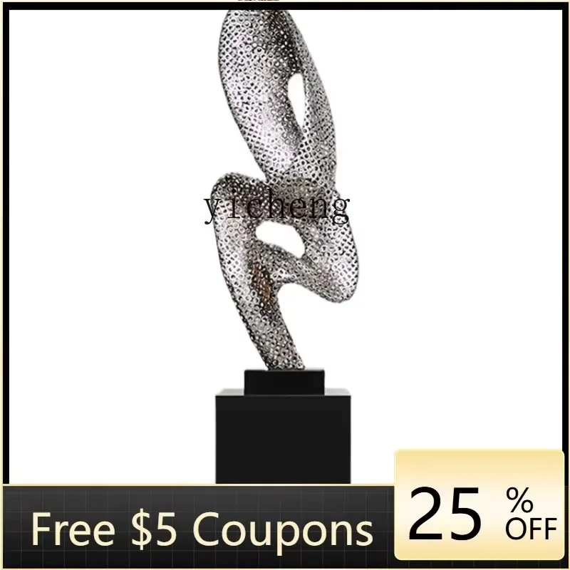 BJ-9  Stainless Steel Floor Ornaments Living Room Advanced Abstract Metal Decorations