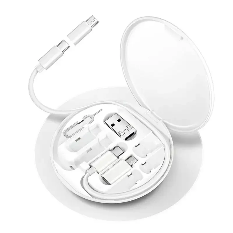 Multi USB Type C naar C 60W oplaadadapterkabelset USB C naar verlichtingsconversieset USB A & Type C naar Micro/Type C/Verlichting - afbeelding 1
