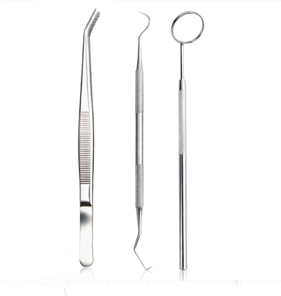 

3Pcs Dentist Hygiene Sickle Shape Scraper Dental Tartar Scaler Calculus Plaque Remover Teeth Cleaning Oral Care