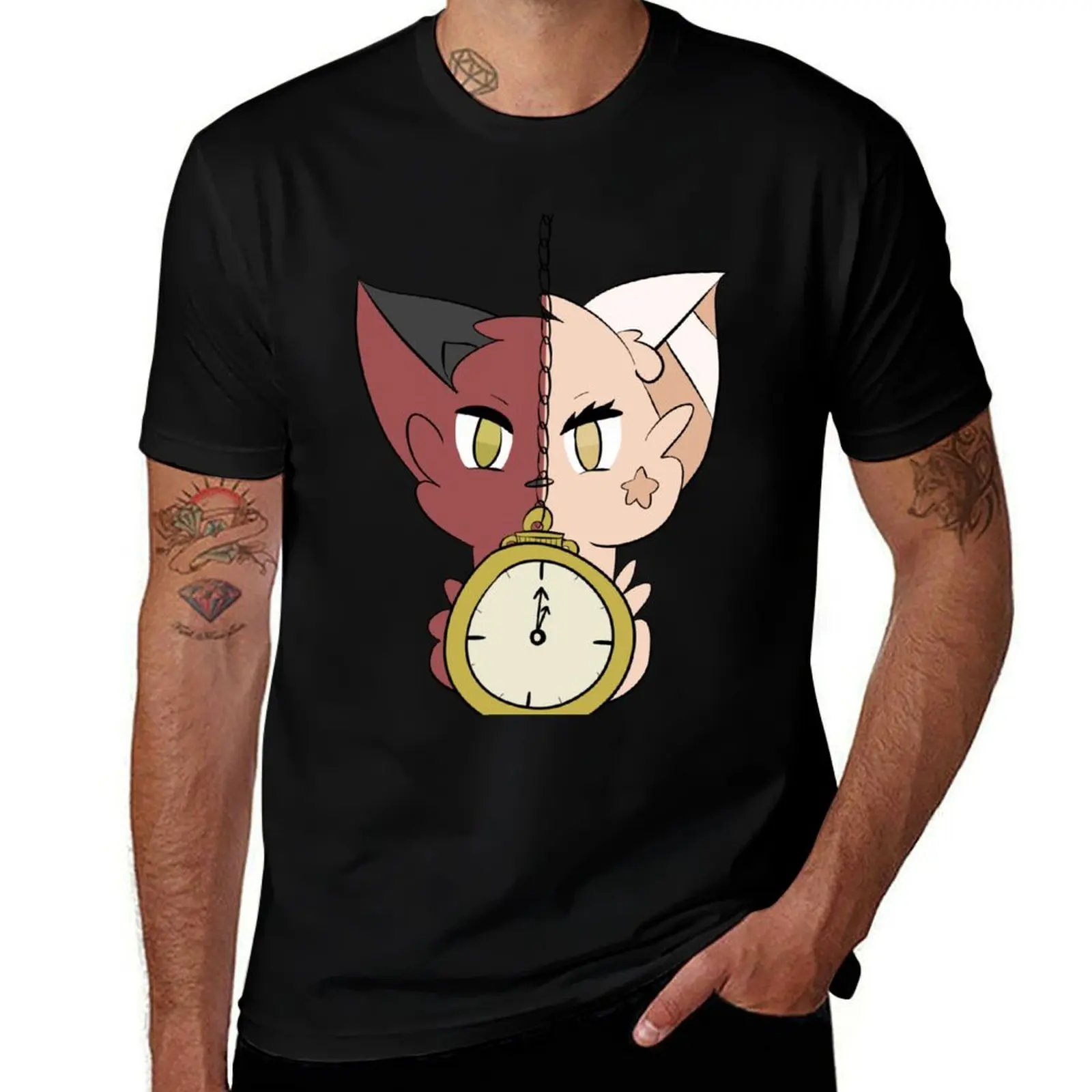 Half-past Twelve T-Shirt man t shirt summer T-Shirt