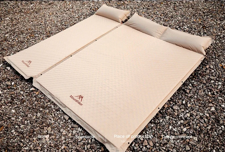 Selbstaufblasende Luftmatratze für Outdoor-Camping, Eierkarton-Schaumstoff-Schlafunterlage, feuchtigkeitsbeständige Bodenmatte für Zelttouren in der Wildnis – Detail 12