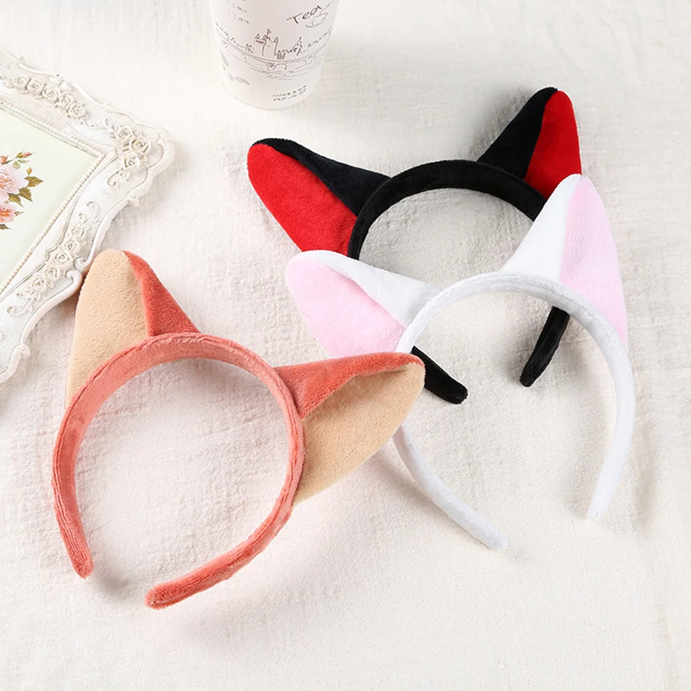 

3pcs Fox Ear Hair Hoop Premium Lightweight Sexy Design Photography Prop Masquerade Cosplay Party Halloween Christmas Women