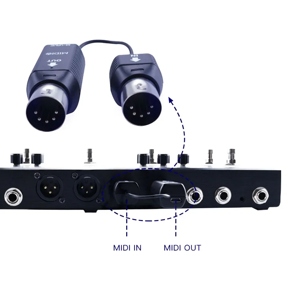 Durable MIDI To USB Cable MIDI Controller Connector Interface Adapter MIDI Adapter System Master Adapters