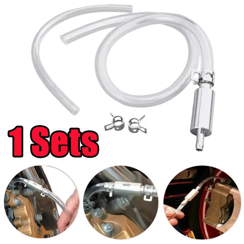 

Motorcycle Brake Bleeding Oil Pump Hose Fuel Line Hydraulic Brake Bleeder One-way Valve Suction Pipe Motorcycle Accessories