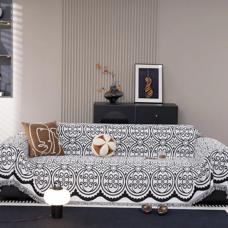EIFLOY-Vintage Sofa Slipcovers, 3, 4, 5 Seater, Chenille Couch Cover, Throw Blanket, Armchair Towel, Furniture Protector